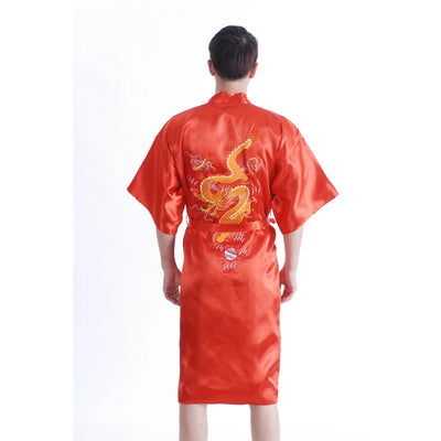 Robe de Chambre Homme Dragon Rouge