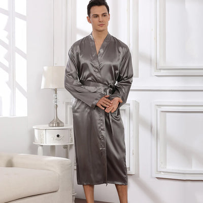 Robe de Chambre Homme Gris