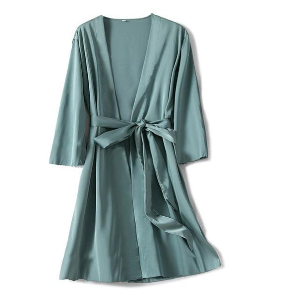 Peignoir 2024 femme vert