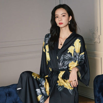 Peignoir Kimono Fleuri