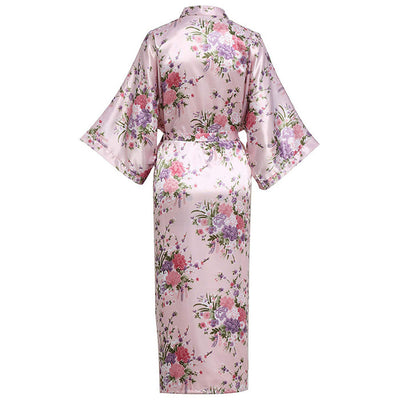 Kimono Long Satin Robe